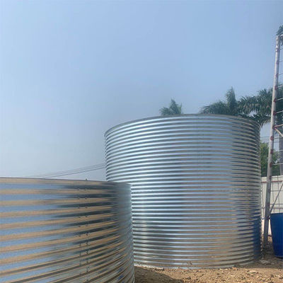 kwaliteit  RAS Cultivating Lvju Hot Dipped Galvanized Stock Tank Corrugated Steel Water Tank Bowl fabriek