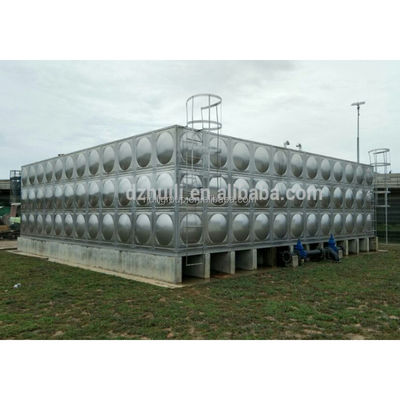 kwaliteit  Water Storage 100000 Liters Welding Stainless Steel Drinking Water Storage Tank SS 304 Food Grade 316 Large Cold Sectional Water Tank fabriek